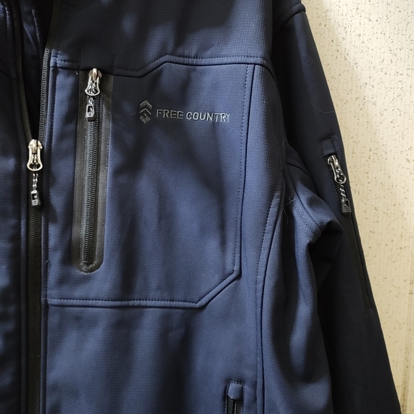 Free Country LA Dodgers Embroidered Jacket MLB Blue Soft Shell Men's Large - Picture 2 of 12